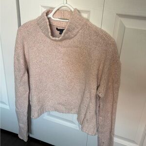 American Eagle Outfitters Blush Pink Turtleneck Sweater